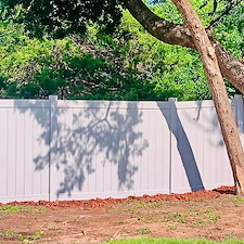 Oklahoma-City-OK-Sleek-Grey-Custom-Vinyl-Fence 1